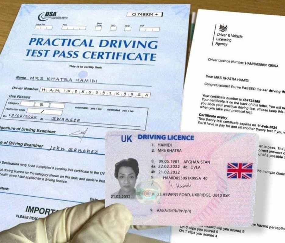 Buy UK driving licence England